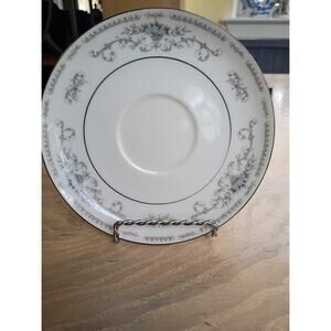 Vintage Fine Porcelain China Diane Saucer Set of Four 6"